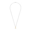 Ti Sento Pearl Cushion Cut Pendant Necklace, Gold