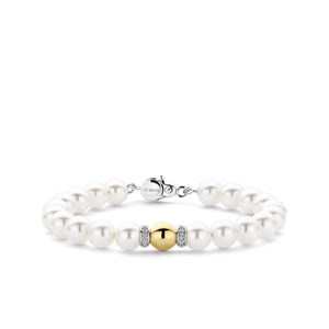 Ti Sento Pearl & Gold Bracelet, Gold