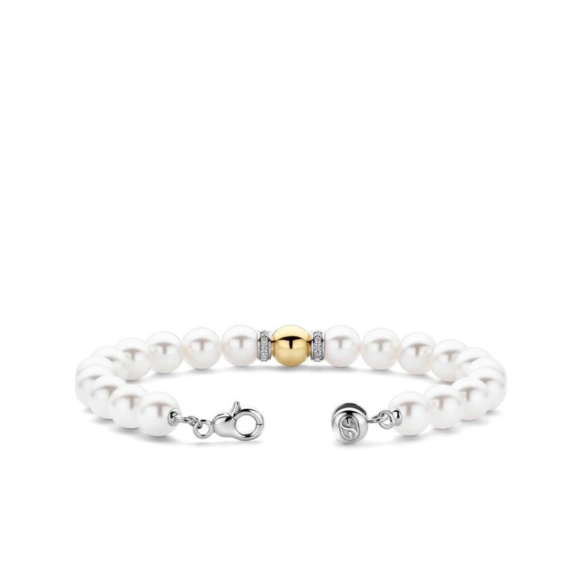 Ti Sento Pearl & Gold Bracelet, Gold