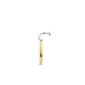 Ti Sento Pearl Pebble Pendant Necklace, Gold & Silver