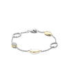 Ti Sento Pebble Chain Charm Bracelet, Silver