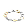 Ti Sento Pebble Charm Bracelet, Gold & Silver