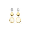 Ti Sento Pebble Drop Earrings, Silver