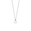 Ti Sento Solitaire Pearl Pendant Necklace, Gold