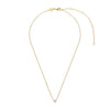 Ti Sento Solitaire CZ Necklace, Gold