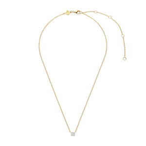 Ti Sento Solitaire CZ Necklace, Gold