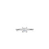 Ti Sento Solitaire CZ Stone Ring, Silver