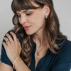 Ti Sento Twisted and Smooth Hoop Earrings, Silver