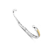 Ti Sento Two Toned CZ Bangle, Silver
