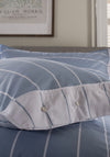 The Lyndon Company Pinstripe Duvet Cover Set, Blue
