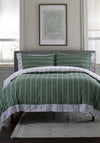 The Lyndon Company Pinstripe Duvet Cover Set, Green