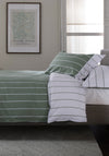 The Lyndon Company Pinstripe Duvet Cover Set, Green