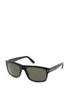 Tom Ford August FT0678 Polarised Sunglasses, Black