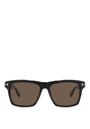 Tom Ford Buckley FT09065801H Polarised Sunglasses, Black