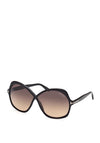 Tom Ford Rosemin FT1013 Sunglasses, Black