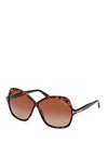 Tom Ford Rosemin FT1013 Sunglasses, Tortoise