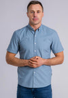 XV Kings By Tommy Bowe Avusy Short Sleeve Shirt, Botany Blue
