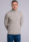 XV Kings By Tommy Bowe Byron Bay Quarter Zip Sweatshirt, Grey