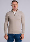 XV Kings By Tommy Bowe Falcons Quarter Zip Sweatshirt, Light Beige