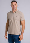 XV Kings By Tommy Bowe Kanturk Zip Polo Shirt, Beige