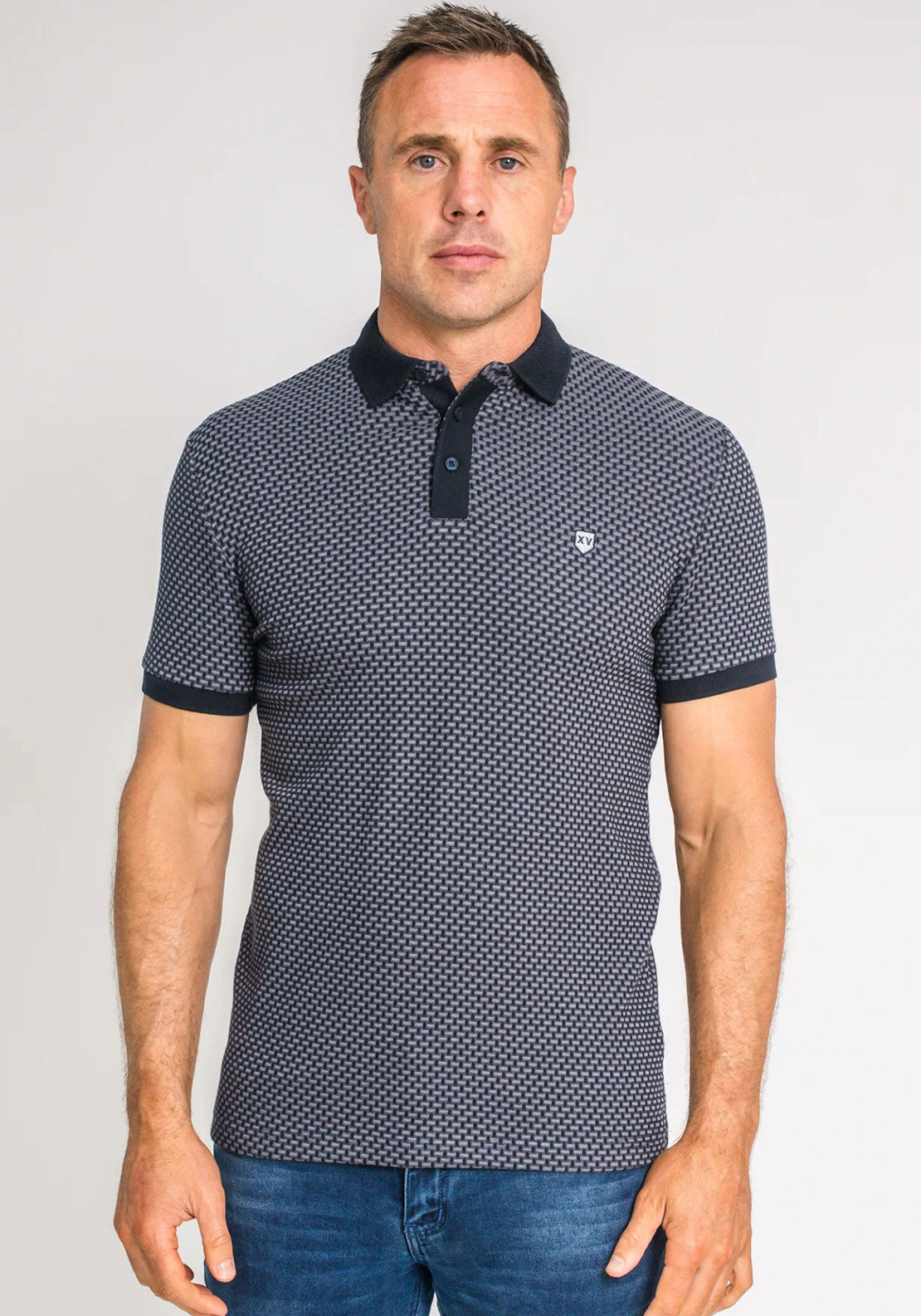 XV Kings by Tommy Bowe Mystique Polo Shirt, Navy