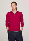 Tommy Hilfiger 1985 Quarter Zip Sweater, Royal Berry