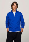 Tommy Hilfiger 1985 Quarter Zip Sweater, Ultra Blue