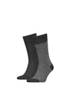Tommy Hilfiger 2 Pack Birdseye Socks, Grey