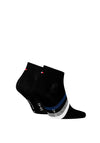 Tommy Hilfiger 2 Pack Trainer Socks, Black