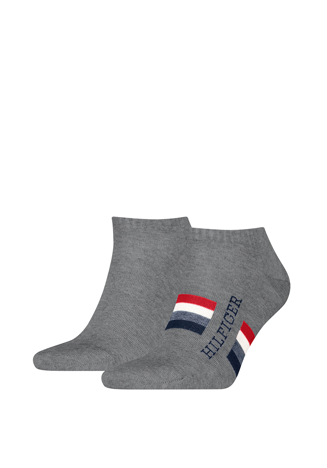 Tommy Hilfiger 2 Pack Trainer Socks, Grey