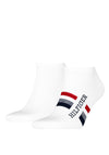 Tommy Hilfiger 2 Pack Trainer Socks, White