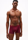 Tommy Hilfiger 3 Pack Everyday Luxe Trunks, Burgundy Multi