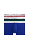Tommy Hilfiger 3 Pack Signature Cotton Essentials Print Trunks, Red Multi