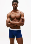 Tommy Hilfiger 3 Pack Signature Logo Cotton Stretch Trunks, Green Multi