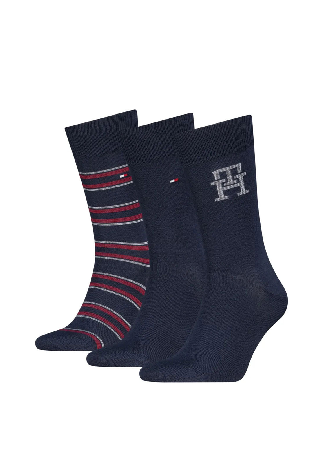 Tommy Hifiger 3 Pack Sock Gift Set, Navy
