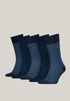 Tommy Hilfiger 5 Pack Socks Gift Box, Navy UK5.5-8