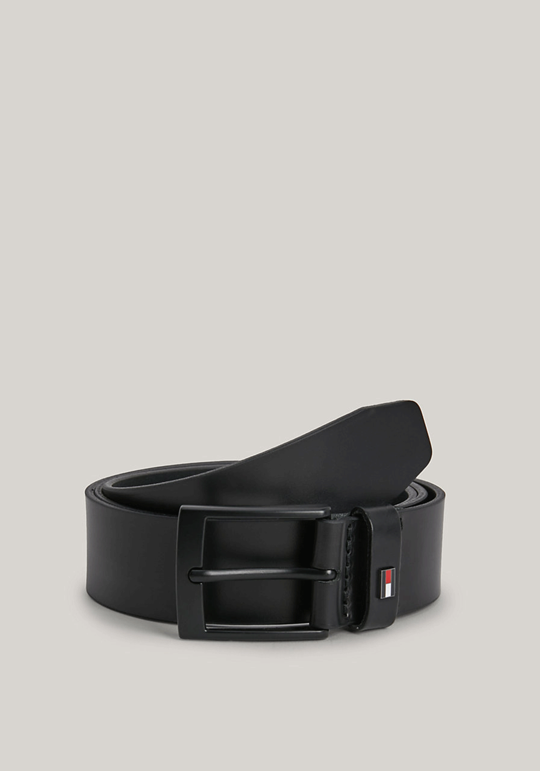 Tommy Hilfiger Adan Leather Belt, Black