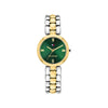 Tommy Hilfiger Ladies Annie Watch, Silver & Green Multi