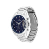 Tommy Hilfiger Men’s Baker Watch, Silver & Blue
