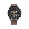 Tommy Hilfiger Men’s Bank Watch, Black & Brown
