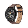 Tommy Hilfiger Men’s Bank Watch, Black & Brown