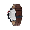 Tommy Hilfiger Men’s Bank Watch, Navy & Brown