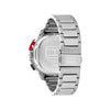 Tommy Hilfiger Men’s Bank Watch, Silver & Navy