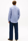 Tommy Hilfiger Bengal Stripe Pure Linen Shirt, Wedge Blue