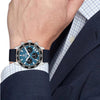 Tommy Hilfiger Men’s Blue Dial Watch, Silver & Navy