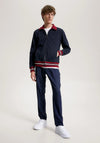 Tommy Hilfiger Bold Global Stripe Full Zip Sweatshirt, Desert Sky