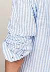 Tommy Hilfiger Bold Linen Stripe Shirt, Dark Navy & White