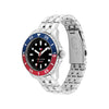 Tommy Hilfiger Boys Black Dial Watch, Silver