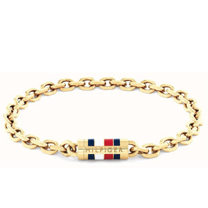 Tommy Hilfiger Men’s Bruce Chain Link Bracelet, Gold