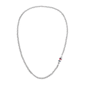Tommy Hilfger Men’s Bruce Chain Link Necklace, Silver